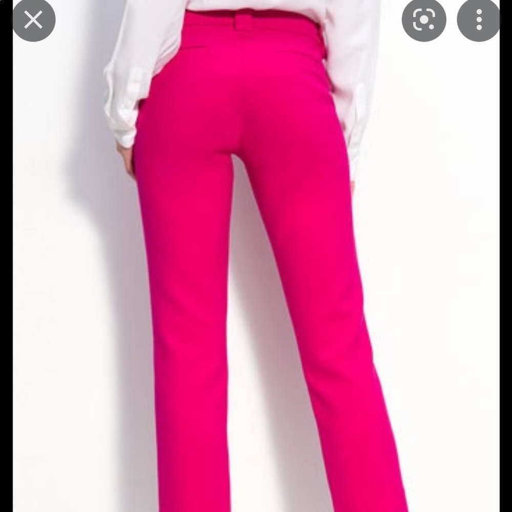 Paige fuchsia crop trousers - Picture 4 of 13